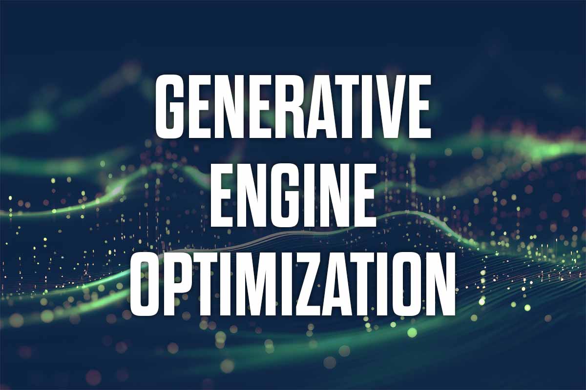 Generative Engine Optimization scritta
