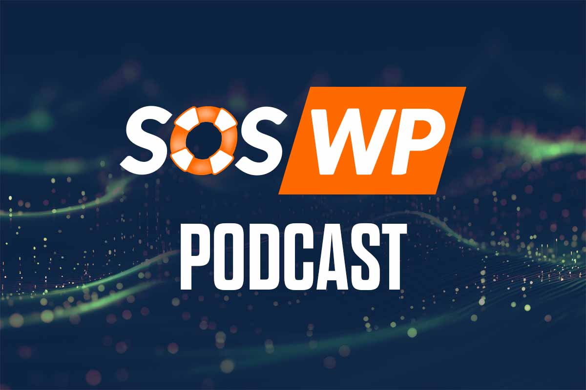 Logo del portale SOS-wp.it e la scritta podcast